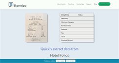 Desktop Screenshot of itemize.com